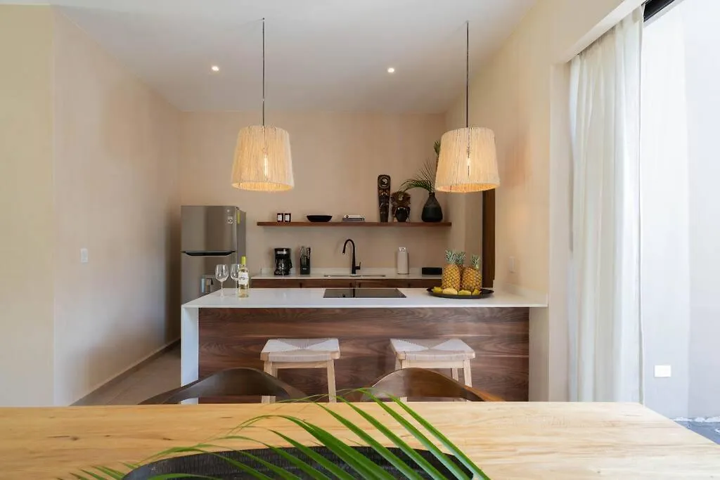 Apartament Departamento Boho Chic, Alberca Privada , Centrico Tulum